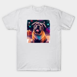 Cute Mastiff Drawing T-Shirt